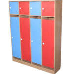 Шкаф для одежды с антресолью детский 2-х местный шкаф 600х300х1500 мм.