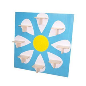 Полка навесная "Ромашка" 1100х1100х230 мм.