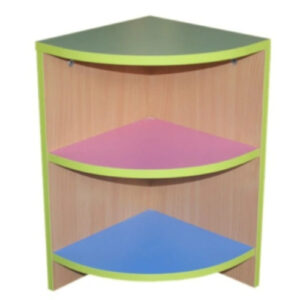 Консоль угловая 3 полки. 300х300х500 мм.