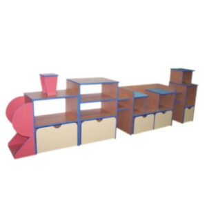 Игровая стенка "Поезд" 3200х450х950 мм.