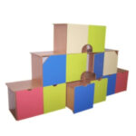 Стенка "Кубик-рубик" 2760х450х1500 мм.