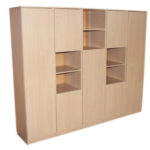 Шкаф для кабинета (5 секций). 2090х430х1710 мм.