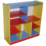 Стеллаж прямой для игрушек. 900х340х930 мм.