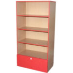 Шкаф для игрушек с ящиком. 830х440х1620 мм.