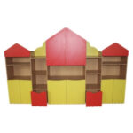 Стеллаж модульный "Радуга". 2800х420х1780 мм.