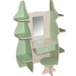 Парикмахерская игровая "Елочка" + табурет. 900х300х1200 мм.