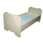 Кровать "Слоненок" Бук или Кремовая. 1230х660х600 мм.