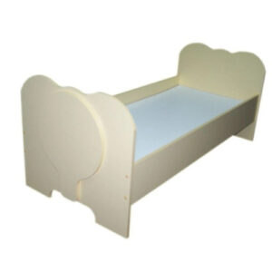 Кровать "Слоненок" Бук или Кремовая. 1230х660х600 мм.