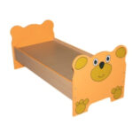 Кровать "Медвежонок" Цветная 1230х660х600 мм.