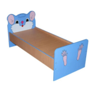 Кровать "Мышонок" Цветная. 1230х660х600 мм.