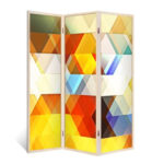 Ширма двухсторонняя с картинкой (абстракция). 1760х1400 мм.