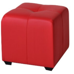 Пуф квадрат. Красный. 400х400х400 мм.