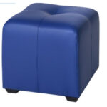 Пуф квадрат. Синий. 400х400х400 мм.