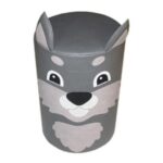 Волк - персонаж Кукольного театра.Диаметр 20 см., высота 35 см.