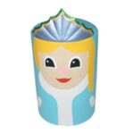 Снегурочка - персонаж Кукольного театра. Диаметр 20 см., высота 35 см.