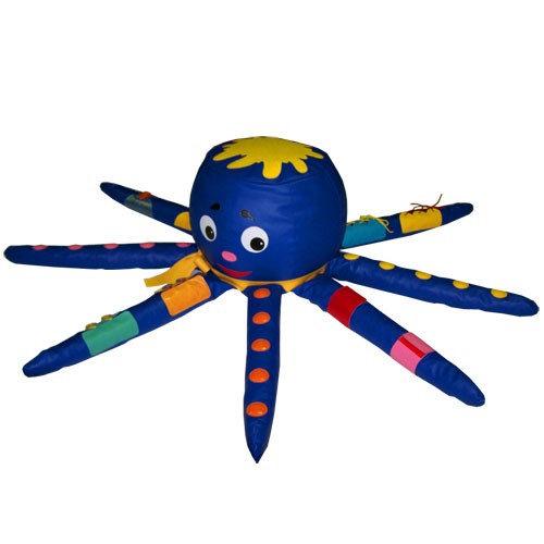 «Пуф Осьминожек» игрушка напольная дидактическая. Н400 мм., В400 мм., L ног 700 мм. «Пуф Осьминожек» игрушка напольная дидактическая. Н400 мм., В400 мм., L ног 700 мм.