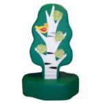 «Дидактическое дерево» игрушка напольная дидактическая из 2-х частей. 500х500х1000 мм.