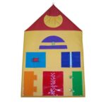 "Домик" игрушка настенная дидактическая. 600х500 мм.