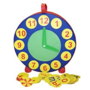 "Будильник" игрушка дидактическая с кармашком. Диаметр 600х600 мм.