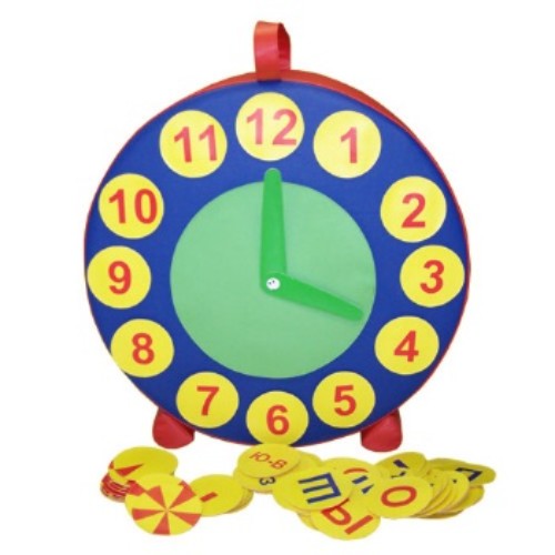 "Будильник" игрушка дидактическая с кармашком. Диаметр 600х600 мм. "Будильник" игрушка дидактическая с кармашком. Диаметр 600х600 мм.