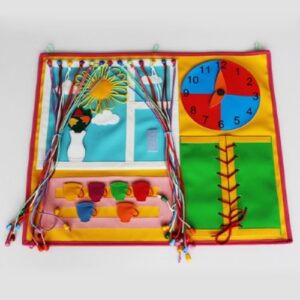 "Окно малышам" игрушка настенная дидактическая. 600х500 мм.