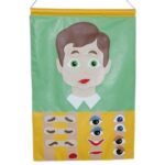 "Эмоции (Иван)" панно настенное с дидактическими элементами. 500х700 мм.