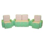 «Бантик без столика» комплект салатово-бежевый