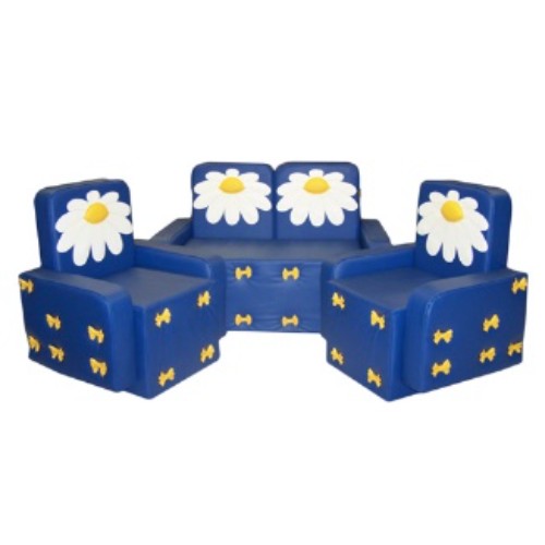 «Бантик с аппликацией без столика» комплект синий «Бантик с аппликацией без столика» комплект синий