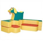 «Трансформер с игрушкой» комплект 3 элемента - Собачка желтый