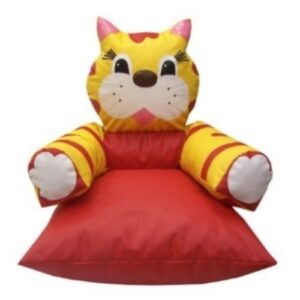 Пуф-кресло "Киска" (крошка поролон). 600х600х600 мм.