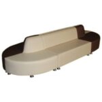 «Стрекоза» комплект мягкой мебели бежево-коричневый. 2500х1000х600 мм.