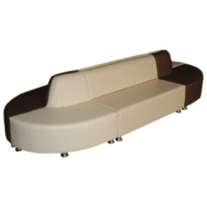 «Стрекоза» комплект мягкой мебели бежево-коричневый. 2500х1000х600 мм.