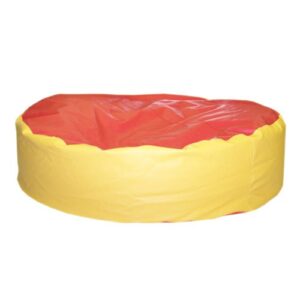 «Остров круглый» для релаксации желто-красный. D 1500 мм, Н 400 мм.