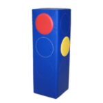 "Светофор со сменными сигналами". 250х250х750 мм.
