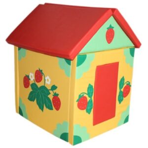 "Домик" с креплениями трансформируется в маты Ягодки желтый. L 1160 мм.хB 1000 мм.х H 1400 мм.