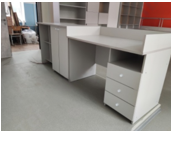 Стол демонстрационный для кабинета. 2400х750х900мм. Пластиковое покрытие.