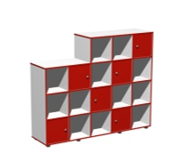 Стеллаж 1600х400х992/1308 мм.