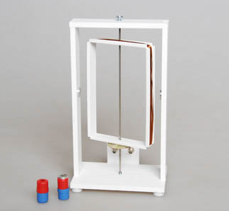 Прибор для демонстрации вращения рамки в магнитном поле (с магнитами). Прибор для демонстрации вращения рамки в магнитном поле (с магнитами).