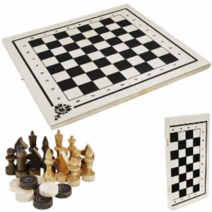 Набор 2 в 1 (шашки, шахматы)