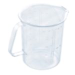 Кружка мерная пластиковая 0,5 л.