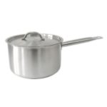 Сотейник (нержав.) 8,0 л, D=260мм, h=150мм, тройное дно (индукция),с мерной шкалой