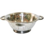 Дуршлаг (нерж.) д=240 мм, с 2-мя ручками на ножке