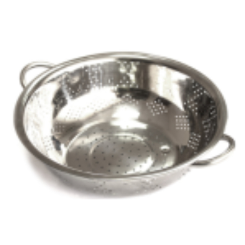 Дуршлаг (нержав.) Д=350 мм, с 2-мя ручками на ножках Дуршлаг (нержав.) Д=350 мм, с 2-мя ручками на ножках