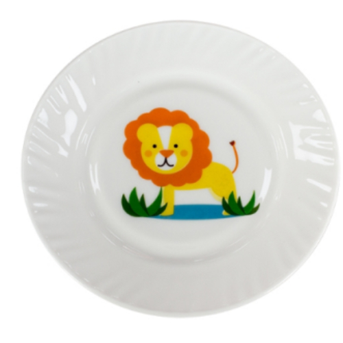 Тарелка мелкая 8", d=20 см "Львенок", стеклокерамика Тарелка мелкая 8", d=20 см "Львенок", стеклокерамика