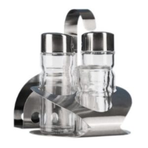 Подставка для столовых приборов, нерж., 4 емкости