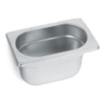 Гастроемкость без крышки нерж. GN-1/9 глубина 65, 0,6 л. (176х109х65 мм)
