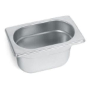 Гастроемкость без крышки нерж. GN-1/9 глубина 65, 0,6 л. (176х109х65 мм)