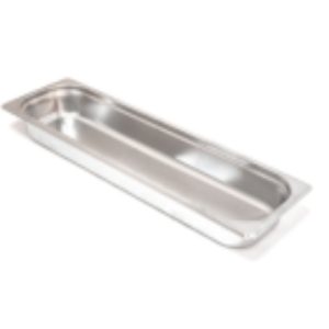 Гастроемкость без крышки нерж. GN-2/4 глубина 65 (530х162х65мм.)