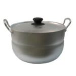 Кастрюля (алюм.) 4,5 л., с 2-мя алюм. ручками