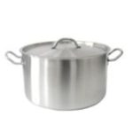 Кастрюля (нержав.) 7,0 л., d-26cм, h-15cм, тройное дно (индукция), с мерной шкалой